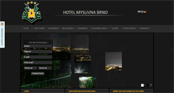 Desktop Screenshot of hotelmyslivna.cz